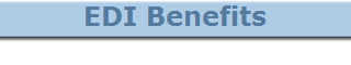 EDI Benefits